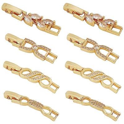 8Pcs Necklace Extension, 4 Size Jewelry Extenders Necklace Chain