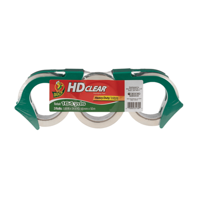 Duck HDClear Packaging Tape, Heavy Duty