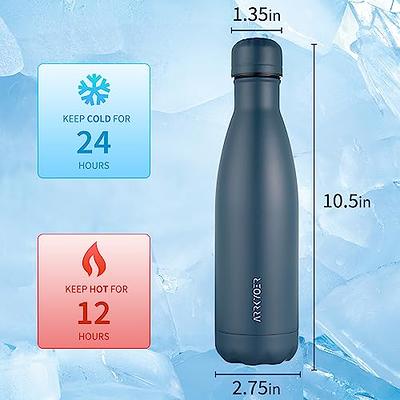 BJPKPK 17oz Stainless Steel Water Bottles Dishwasher Safe Sports Insulated  Kids Water Bottle-Blue