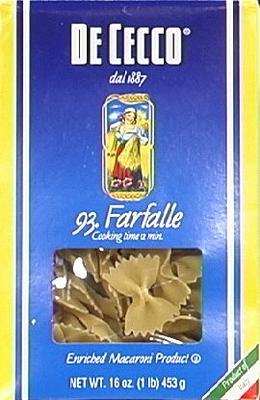 BARILLA Blue Box Pasta Variety Pack, Farfalle & Rotini, 16 oz. Box (Pack of  8), 8