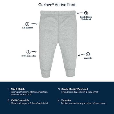 Gerber Baby Girls Multi-pack Premium Pants Leggings Infant-and-toddler-bloomers,  Pink/Black/Gray, 3-6 Months US - Yahoo Shopping