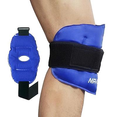 My Heating Pad Foot and Ankle Gel Pack - Reusable Gel Ice Pack with Elastic Fastener - Cold Packs for Post-Surgery or Sport Injuries, Flexible Ice