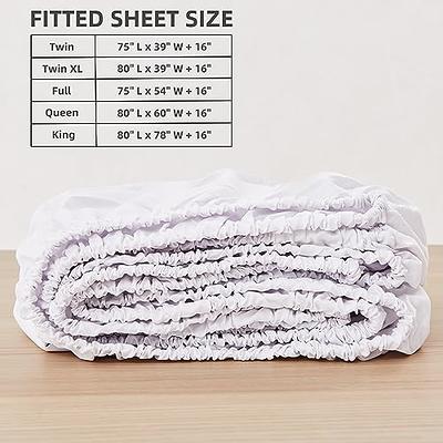  Extra Deep Queen Fitted Sheet - Hotel Luxury Single