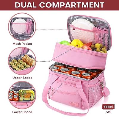 Lunch Bag Women, Lunch Box Lunch Bag for Women Adult Men, Small Leakproof  Cute Lunch Tote Large Capacity Reusable Insulated Cooler Lunch Container  for