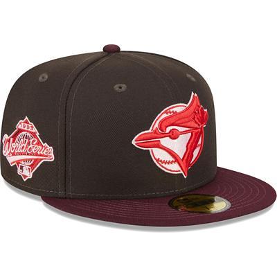 New Era Cream/Pink Toronto Blue Jays Chrome Rogue 59FIFTY Fitted Hat