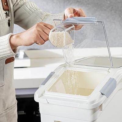 20lbs Airtight Food Storage Bin Dry Food Flour Rice Bean Container