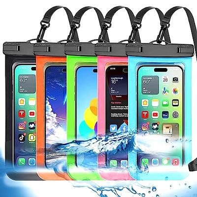 Onn. Universal Waterproof Phone Bag Pouch - Clear - 7 in