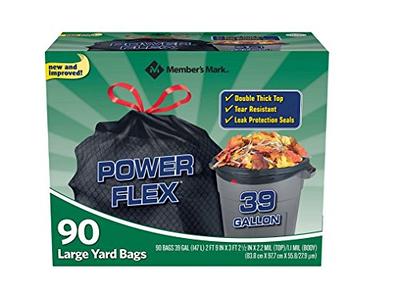 Commander 39 gal. Heavy-Duty 1.2 ML Lawn & Leaf Drawstring Bags