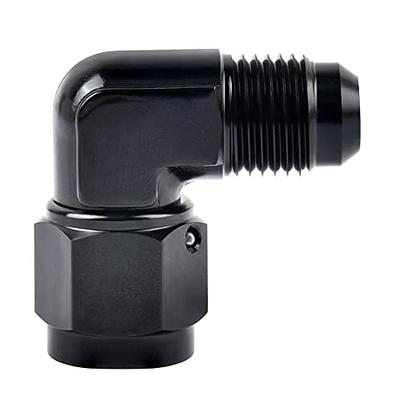 EVIL ENERGY 8AN Female to AN8 Male Flare 90 Degree Swivel Fitting Adapter  Aluminium Black - Yahoo Shopping