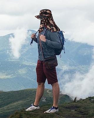 Cheap Outdoor Women Men Sun Protection Mountaineering Sun Cap Summer With  Mask Fishing Hat