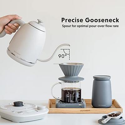 Artisan Electric Gooseneck Kettle Stainless/Wood