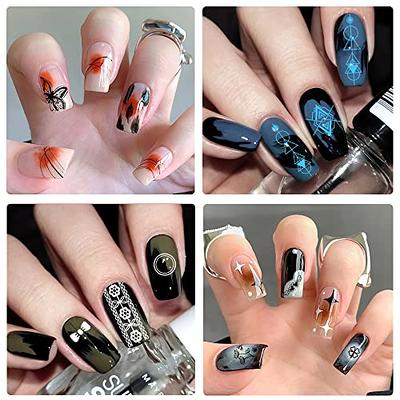 Biutee Nail Stamping Plates set 8 pcs Nail stamping polish gel 10pcs  Templates with stamper Nail Art Plates set Nail Plates animal flower design