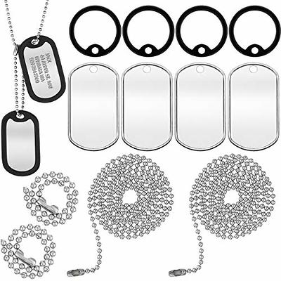 Sublimation Blank Dog Tag Aluminum White Sublimation Stamping Tag