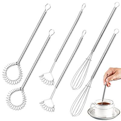 Webake Stainless Steel Small Whisks Tiny Cooking Balloon Wire Whisk (S