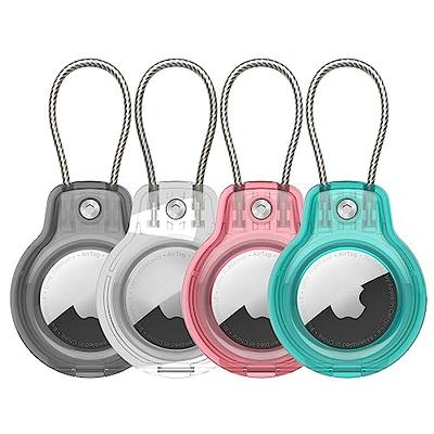 Waterproof AirTag Secure Holder with Wire Cable, Protective Airtag Case  Hidden, AirTag Keychain Accessory for Apple Air Tags, Airtag Lock for  Luggage