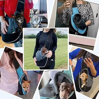 Portable Pet Sling Carrier Adjustable Strap Large Capacity - Temu