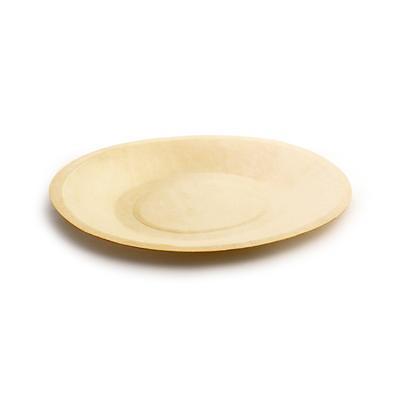 TreeVive by EcoChoice 5 Compostable Wooden Round Plate - 100/Pack