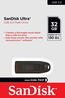 SanDisk 32GB Cruzer Glide USB 2.0 Flash Drive - SDCZ60-032G-AW46 