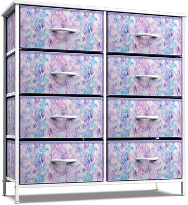  WOQLIBE Dresser Drawer Organizers,Plastic Dresser with 6 Drawers,  Tall Lockable Storage Cabinet with Wheel, Dresser Drawer Organizers for  Clothing/Bedroom/Playing Room,19.7x13.8x40 in(Beige) : Home & Kitchen