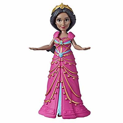  Disney Princess Poseable Elsa Movie Dress Mini Toddler Glitter  Frozen Doll 3 : Toys & Games