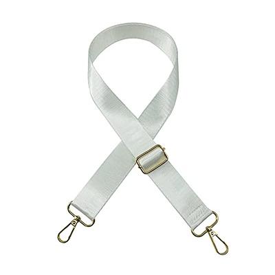 54in Handbag Shoulder Strap Replacement Nylon Strap for DIY Lady Purse  Crossbody Bag Adjsutable Strap with Metal Hook-White-1 - Yahoo Shopping