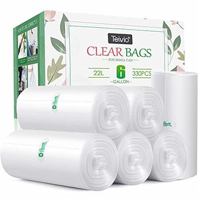 FORID Small Drawstring Trash Bags - 2.6 Gallon White Garbage Bags 240  Counts Disposable Plastic Waste Liners for Bedroom Bathroom Office Home 10  Liters, 4 Rolls, 60 Pieces each - Durable & Thick Bags - Yahoo Shopping