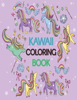 Kawaii, Manga and Anime Coloring Books for Adults, Teens and Tweens Ser.:  Kawaii Unicorns : A Super Cute Coloring Book by Mindful Coloring Books  (2016, Trade Paperback) for sale online