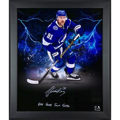 Andrei Vasilevskiy auto signed inscribed Stanley Cup Game Used Ice