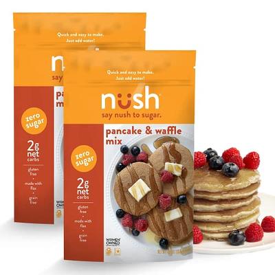 Nush Foods Healthy Pancake Mix, Low Carb Pancake Mix by Nush Foods   (2-Pack) Original - Gourmet Pancake Mix, Keto Pancakes, No Carb, Low Sugar  - Yahoo Shopping