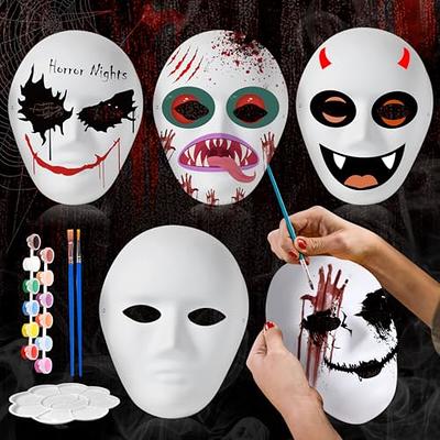  SAFIGLE 10Pcs Therian Fox mask Cat Mask for Kds Adults White  Blank Fox Mask Halloween Mask Hand Painted Animal Face Mask DIY Animal Mask  Holiday Party Cosplay Costume : Clothing, Shoes