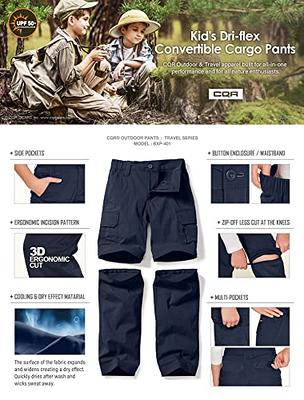  Mens Hiking Pants Convertible Quick Dry Zip Off UPF