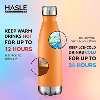 HASLE OUTFITTERS 17oz Stainless Steel Water Bottles, Vacuum