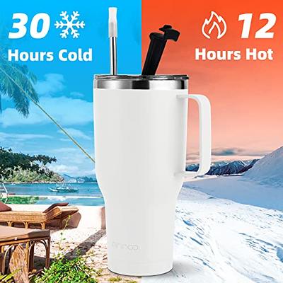 mininoo 50 oz Tumbler With Handle, Stainless Steel Insulated Tumblers with  Handle and Straw, Large T…See more mininoo 50 oz Tumbler With Handle