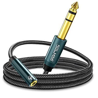 Generic Jack To Jack Balanced Piano Guitar Stereo Mic Cable - 5 Meters