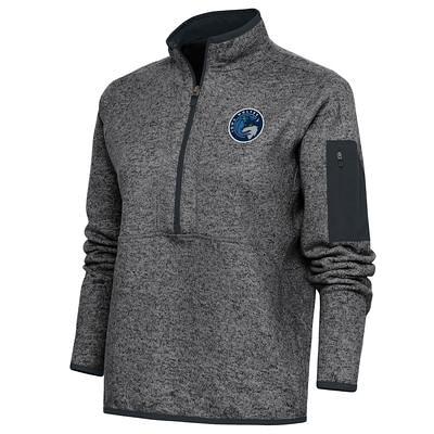 Seattle Steelheads Antigua Tribute Quarter-Zip Pullover Top - Black