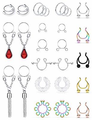 Faux Glam, Non-Piercing Nipple Rings