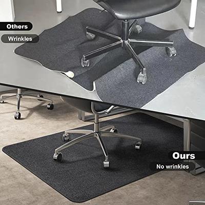 SHIEN Edging Office Chair Mat for Hardwood & Title Floor, 55x35 Computer  Gaming Rolling Chair Mat for Home Office Hardwood Floor, Anti-Slip Low Pile  Under Desk Rug, Large Floor Protector（Black） - Yahoo