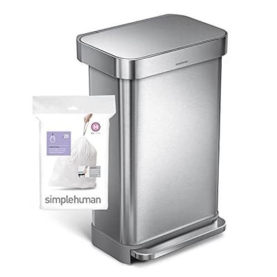 Plasticplace Simplehuman* Code G Compatible Drawstring Trash Bags, 8 Gallon  (200 Count) : Target