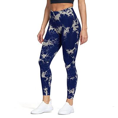 Aoxjox Seamless Scrunch Legging for Women Asset Tummy Control Workout Gym  Fitness Sport Active Yoga Pants (Splash-Dye Blue, Medium) - Yahoo Shopping