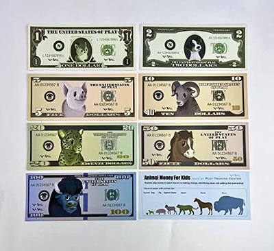 200PCS Fake Money Prop Money 100 Dollar Double Sided Full Print Fake  Dollars for Movie Props, Kid's Education