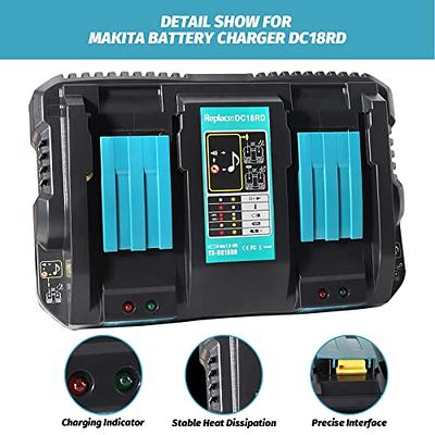 Dual Battery Charger For Makita 14.4V 18V Replacement For