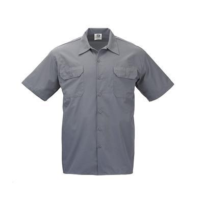 Barfly M60250WH2X Metro Edge Brewer Work Shirt w/ Short Sleeves