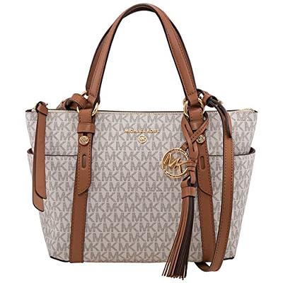 Michael Kors Marilyn Small Crossbody Vanilla/Acorn One Size: Handbags