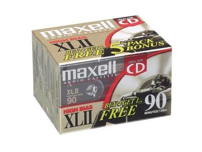 Maxell XLII-S 90  Cassette case, Compact cassette, Audio tape