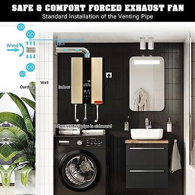 Tankless Water Heater Electric 18kW 240 Volt, thermomate On Demand Instant  Endless Hot Water Heater, Digital Temperature Display Easy Installation