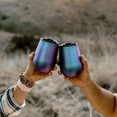 UNCORK'D GLITTER WHITE 14OZ WINE TUMBLER