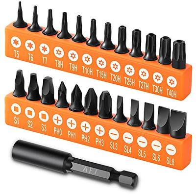 HORUSDY Impact Drill Bit Set, 112-Pieces 1/4 Hex Shank Impact