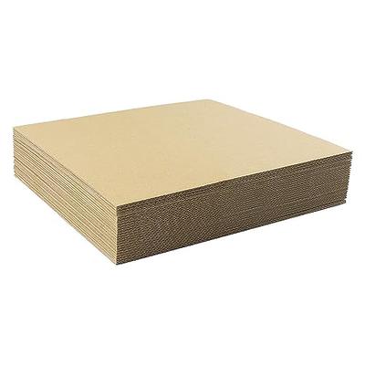 Golden State Art, 25 Pack 8x10 Corrugated Cardboard Sheets, Flat Cardboard  Pads for Packing, Mailing, Moving, Shipping, Crafts (1/16 Thick) - Yahoo  Shopping