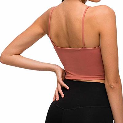  Lemedy Women Padded Sports Bra Fitness Workout Running  Shirts Yoga Tank Top