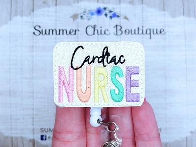 Neonatal Nurse Badge Reel, Rn Medical Holder, Retractable Nicu